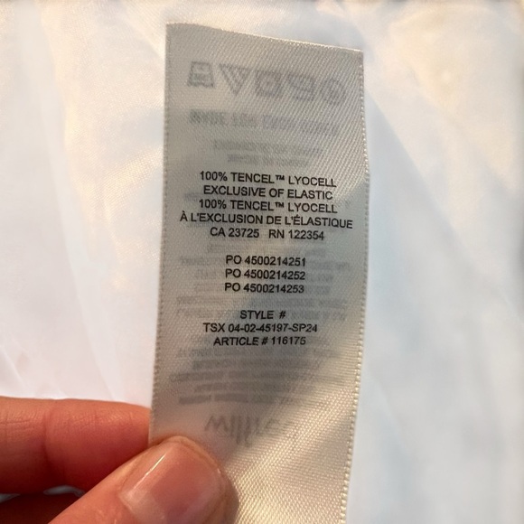 NWT! Wilfred off white gracious tie blouse. Size medium - Picture 6 of 11